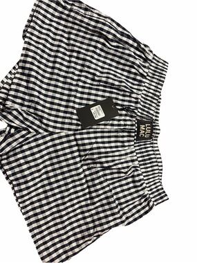 LULU MAC  NAVY and White Gingham Women's Shorts